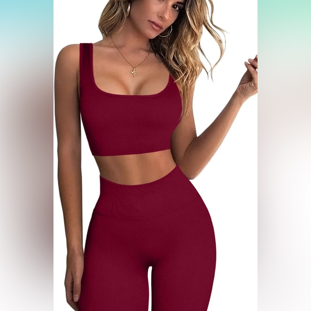 💕SET. 2 piece legging yoga set
